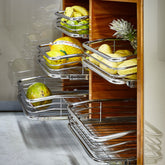 Gaveta Aramada 27cm Fruteira Aço Inox 304 Corrediça Masutti Copat para Cozinha